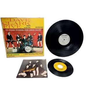 Lot of 2 Vintage The Dave Clark Five 33 rpm Vinyl Records AM Records